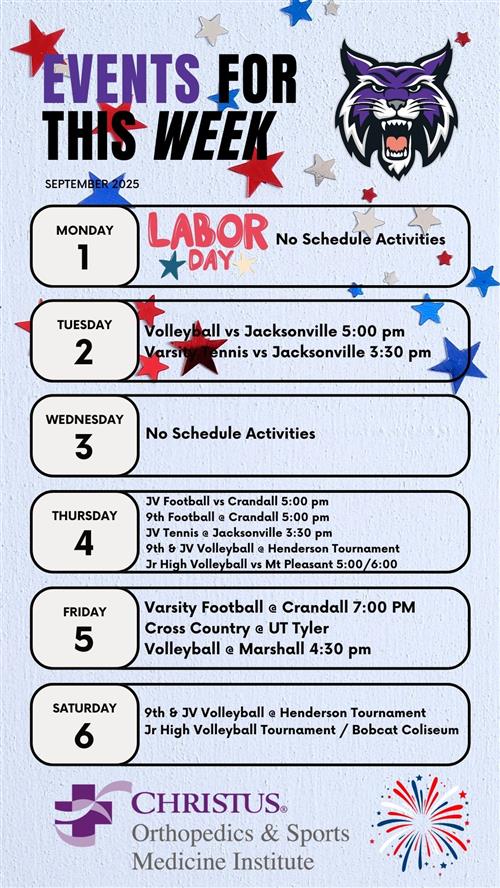 Athletics This Week